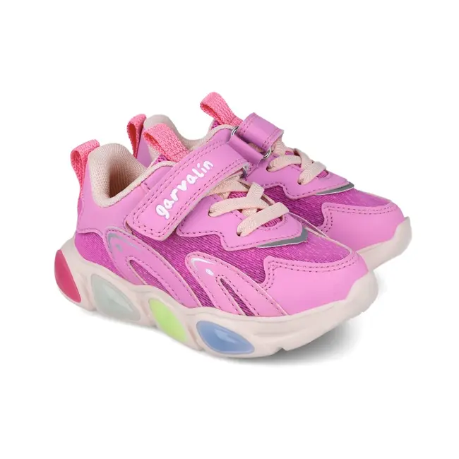 Sneakers cu luminite Garvalin 251808, roz (Marime: 25 (15,5-16,1 cm)) JEM251808-C-25