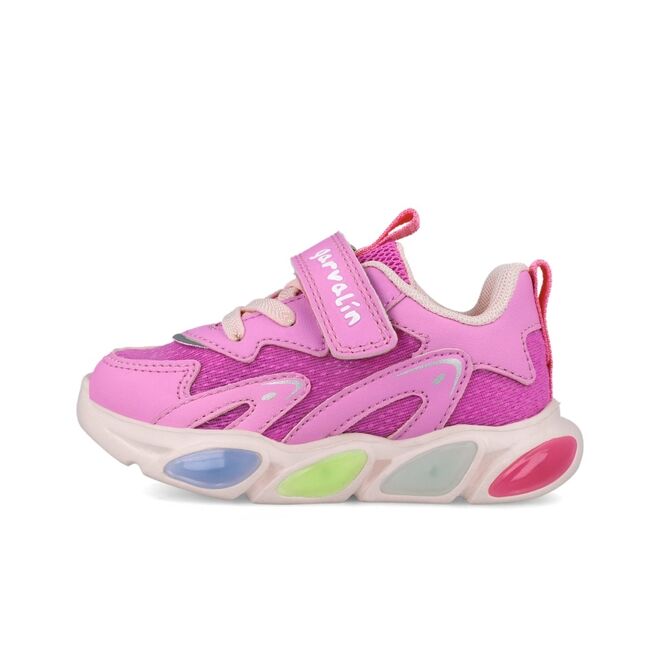 Sneakers cu luminite Garvalin 251808, roz (Marime: 25 (15,5-16,1 cm)) JEM251808-C-25