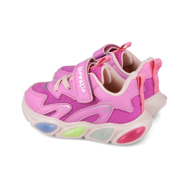 Sneakers cu luminite Garvalin 251808, roz (Marime: 29 (18,2-18,7 cm)) JEM251808-C-29