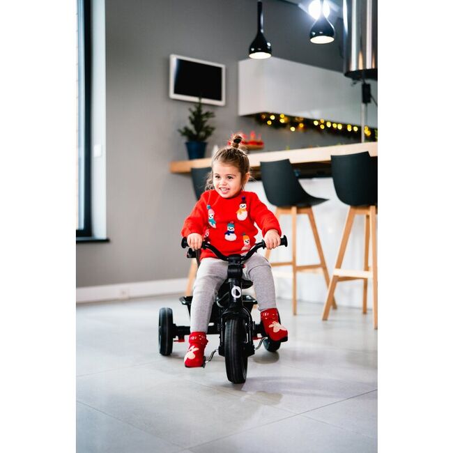 Tricicleta copii, Lionelo, Haari, Ultrapliabila, Multifunctionala, Suport picioare, Control al directiei, Scaun reversibil, Rotire 360 grade, Conform cu standardul european de securitate EN71, Verde BYNLO-HAARI_GREEN_EMERALD