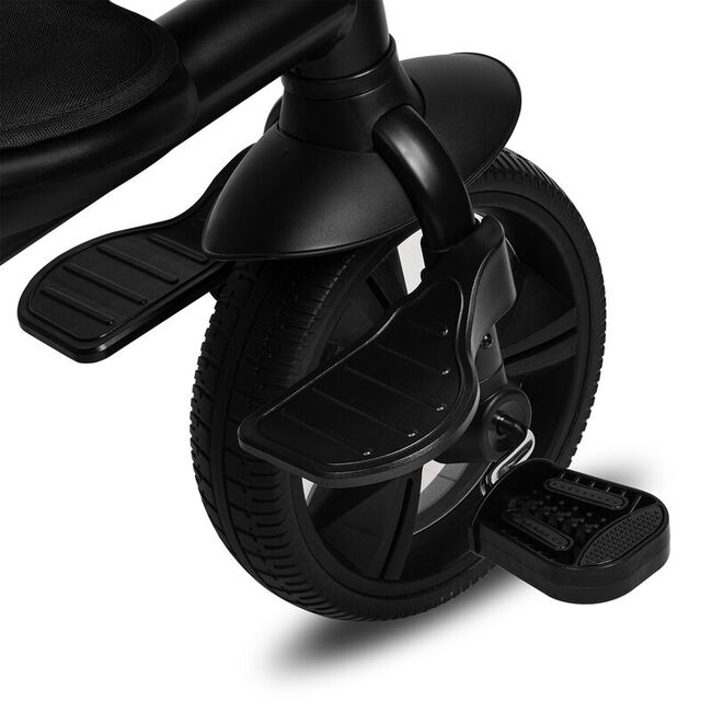 Tricicleta copii, Lionelo, Haari, Ultrapliabila, Multifunctionala, Suport picioare, Control al directiei, Scaun reversibil, Rotire 360 grade, Conform cu standardul european de securitate EN71, Verde BYNLO-HAARI_GREEN_EMERALD