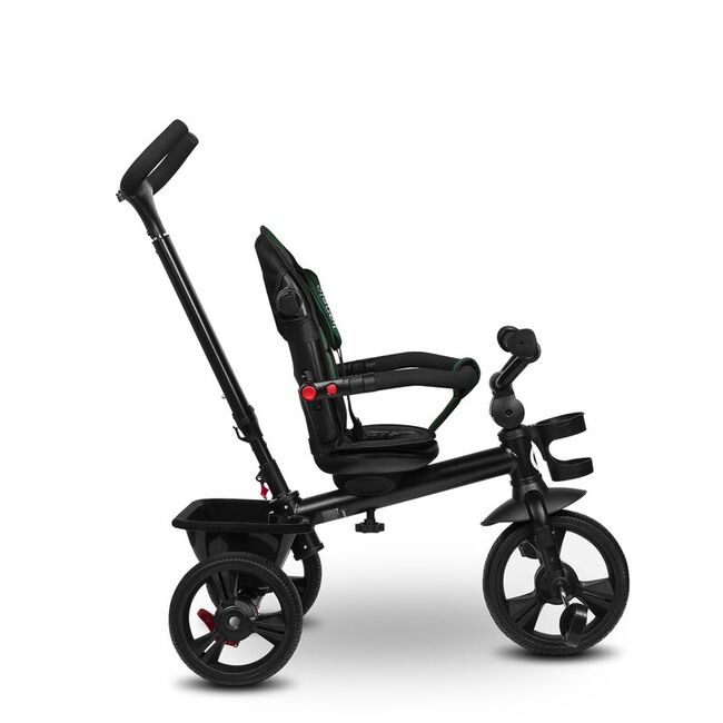 Tricicleta copii, Lionelo, Haari, Ultrapliabila, Multifunctionala, Suport picioare, Control al directiei, Scaun reversibil, Rotire 360 grade, Conform cu standardul european de securitate EN71, Verde BYNLO-HAARI_GREEN_EMERALD