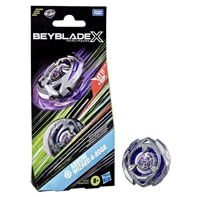 BEYBLADE X LET IT RIP SPIRALA ARROW WIZARD 4-80GB VIVF9590_G1531