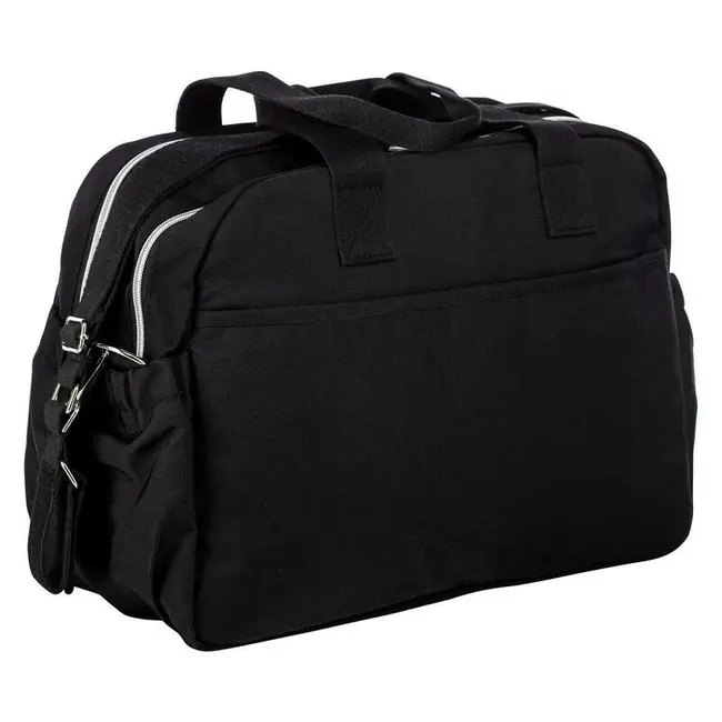 Geanta pentru scutece, FreeON, Style, Impermbeabila, Cu multiple buzunare, Dimensiune compacta, 39x32x18 cm, Black BYN86229