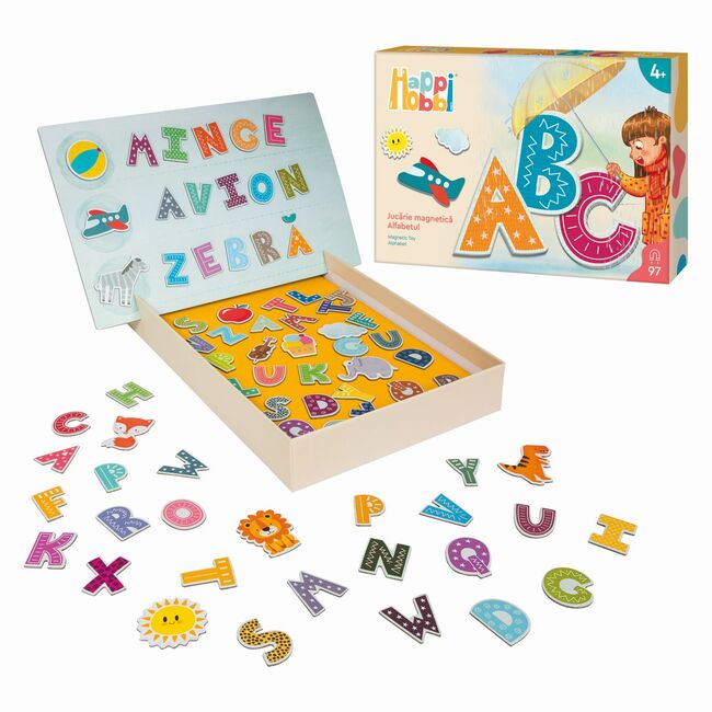 HAPPI HOBBI JUCARIE MAGNETICA ALFABETUL VIV1029-64533