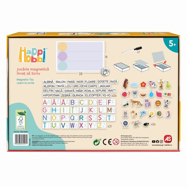 HAPPI HOBBI JUCARIE MAGNETICA INVAT SA SCRIU VIV1029-64557