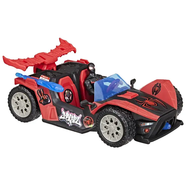 MARVEL SPIDER MAN VENOM VERSUS LANSATOR AUTO SI FIGURINA MILES MORALES VIVG0736