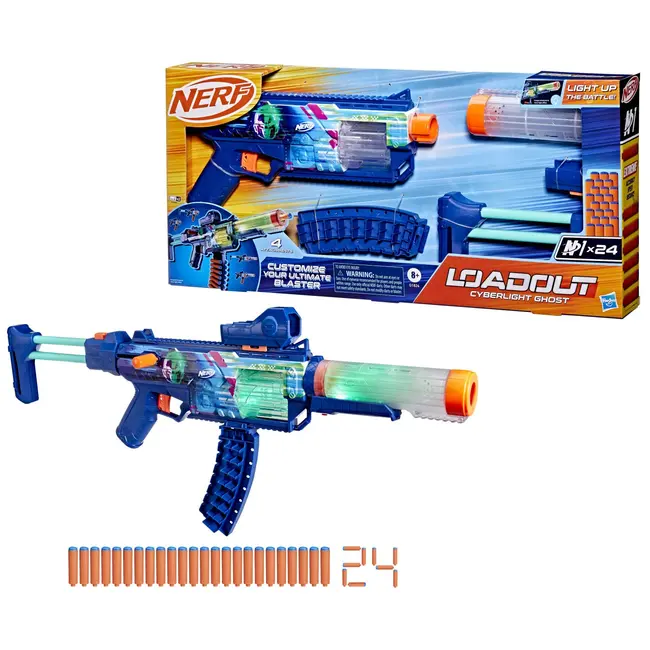 NERF BLASTER LOADOUT CYBERLIGHT GHOST VIVG1824