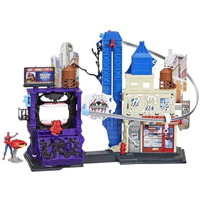 SET DE JOACA MARVEL SPIDER MAN VENOM VERSUS WEB CITY SLINGING VIVG0737