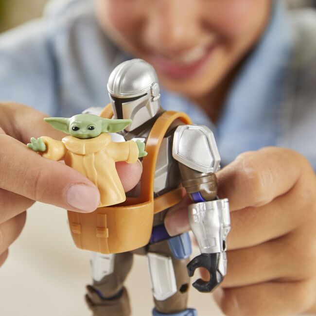 STAR WARS MIX MASHERS DELUXE SET FIGURINA MANDALORIAN AND GROGU 12CM SI ACCESORII VIVF9481_G0300