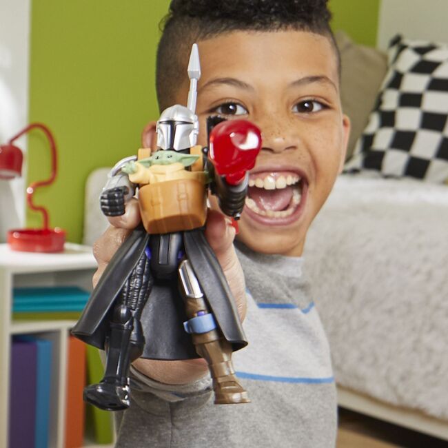 STAR WARS MIX MASHERS DELUXE SET FIGURINA MANDALORIAN AND GROGU 12CM SI ACCESORII VIVF9481_G0300