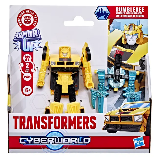 TRANSFORMERS CYBERWORLD ROBOT BUMBLEBEE BLINDAT TRANSFORMABIL VIVG0747_G1045