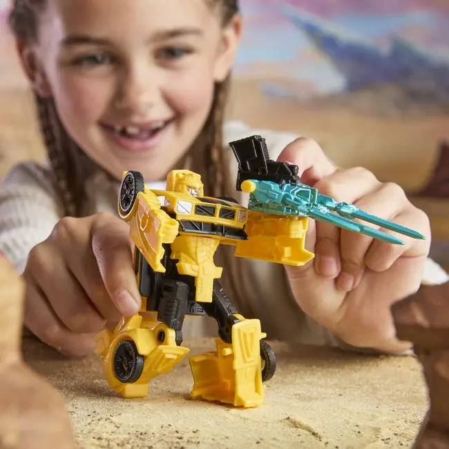 TRANSFORMERS CYBERWORLD ROBOT BUMBLEBEE BLINDAT TRANSFORMABIL VIVG0747_G1045