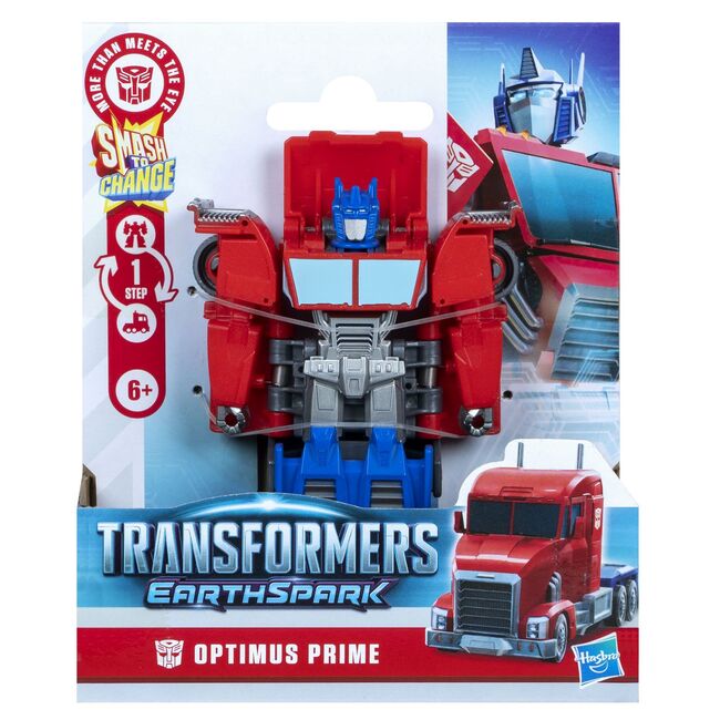 TRANSFORMERS EARTHSPARK FIGURINA OPTIMUS PRIME 1 STEP SMASH TO CHANGE VIVG0742_G0994