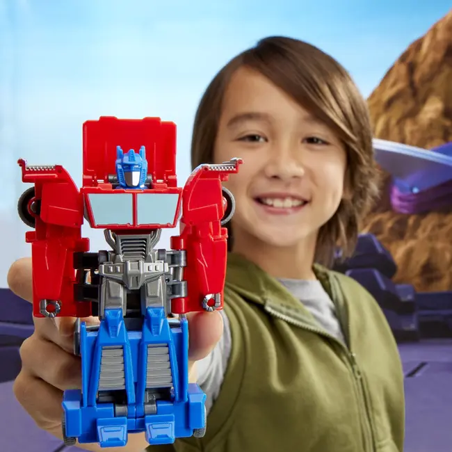 TRANSFORMERS EARTHSPARK FIGURINA OPTIMUS PRIME 1 STEP SMASH TO CHANGE VIVG0742_G0994