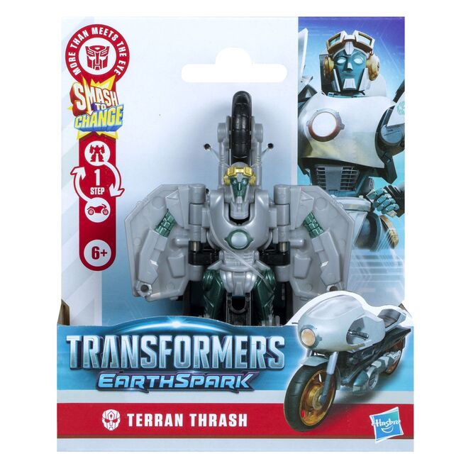 TRANSFORMERS EARTHSPARK FIGURINA TERRAN THRASH 1 STEP SMASH TO CHANGE VIVG0742_G0998