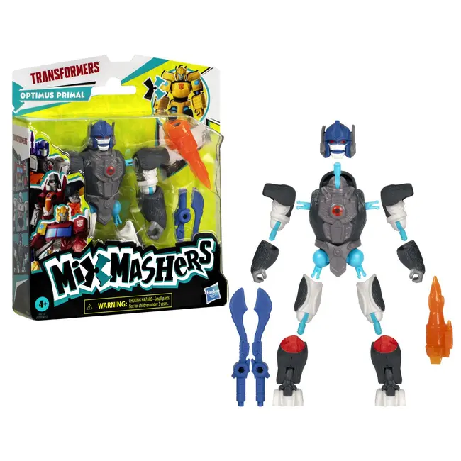 TRANSFORMERS MIX MASHERS FIGURINA OPTIMUS PRIMAL 12CM SI ACCESORII VIVF9730_F9733