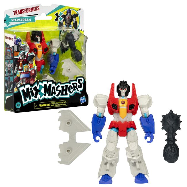 TRANSFORMERS MIX MASHERS FIGURINA STARSCREAM 12CM SI ACCESORII VIVF9730_F9732