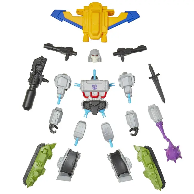 TRANSFORMERS MIX MASHERS SET FIGURINA MEGATRON 12CM SI ACCESORII VIVF9731_F9736