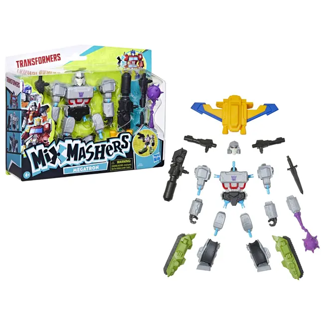 TRANSFORMERS MIX MASHERS SET FIGURINA MEGATRON 12CM SI ACCESORII VIVF9731_F9736