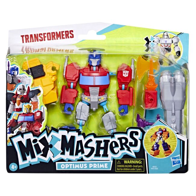 TRANSFORMERS MIX MASHERS SET FIGURINA OPTIMUS PRIME 12CM SI ACCESORII VIVF9731_F9737