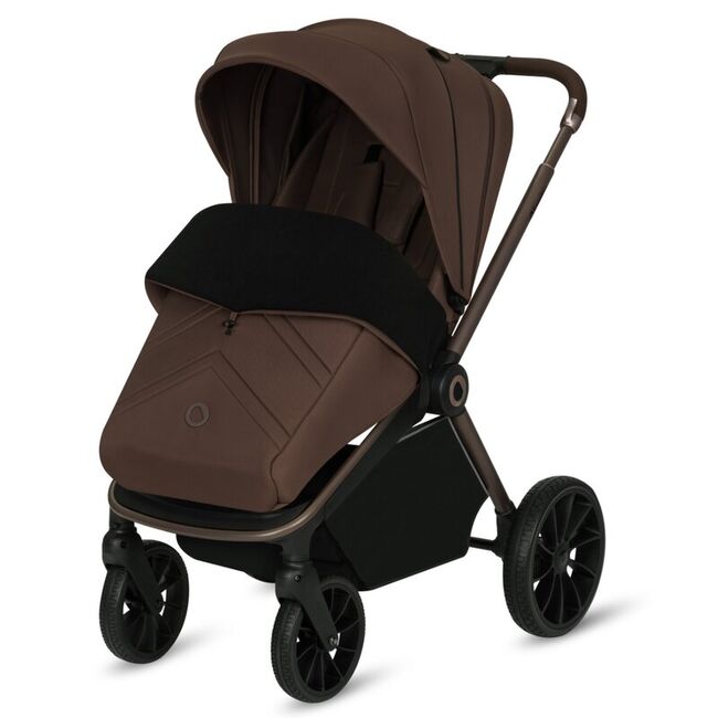 Carucior sport, Lionelo, Mika Plus, Cadru din aluminiu, Copertina XXL, Spatar reglabil in 3 pozitii, Cu accesorii, Pana la 22 kg, 6-48 luni; EN1888-1, EN1888-2 EN1466, Mocha Mousse BYNLO-MIKA_PLUS_MOCHA_MOUSSE