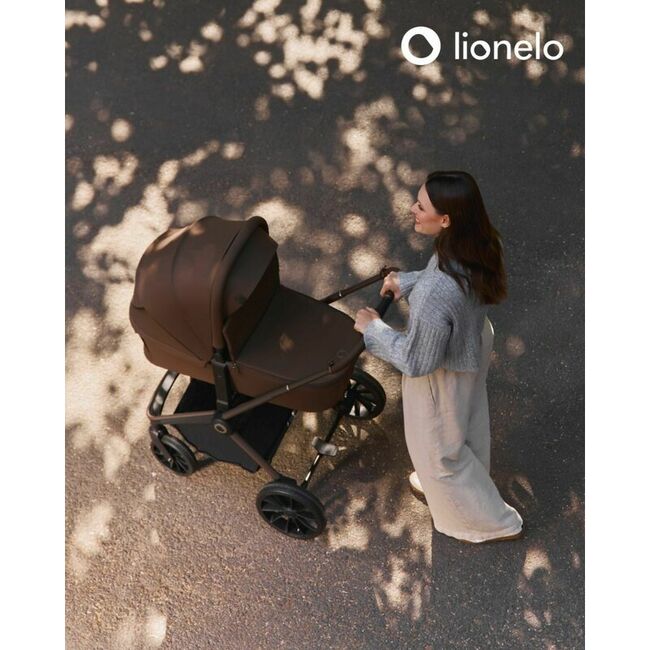 Carucior sport, Lionelo, Mika Plus, Cadru din aluminiu, Copertina XXL, Spatar reglabil in 3 pozitii, Cu accesorii, Pana la 22 kg, 6-48 luni; EN1888-1, EN1888-2 EN1466, Mocha Mousse BYNLO-MIKA_PLUS_MOCHA_MOUSSE