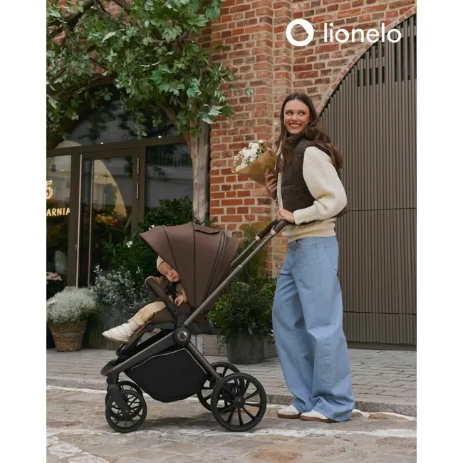 Carucior sport, Lionelo, Mika Plus, Cadru din aluminiu, Copertina XXL, Spatar reglabil in 3 pozitii, Cu accesorii, Pana la 22 kg, 6-48 luni; EN1888-1, EN1888-2 EN1466, Mocha Mousse BYNLO-MIKA_PLUS_MOCHA_MOUSSE