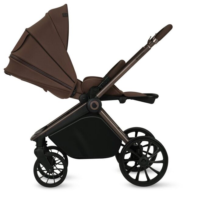 Carucior sport, Lionelo, Mika Plus, Cadru din aluminiu, Copertina XXL, Spatar reglabil in 3 pozitii, Cu accesorii, Pana la 22 kg, 6-48 luni; EN1888-1, EN1888-2 EN1466, Mocha Mousse BYNLO-MIKA_PLUS_MOCHA_MOUSSE