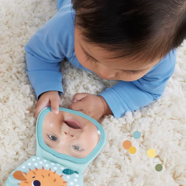 FISHER PRICE JUCARIE SENZORIALA 2 IN 1 TUMMY TIME VIDRA PENTRU BEBELUSI VIVMTHXG96