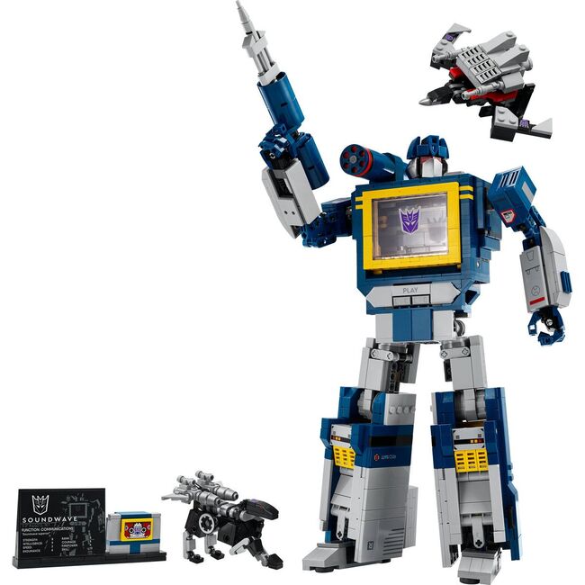 LEGO ICONS TRANSFORMERS SOUNDWAVE 10358 VIVLEGO10358