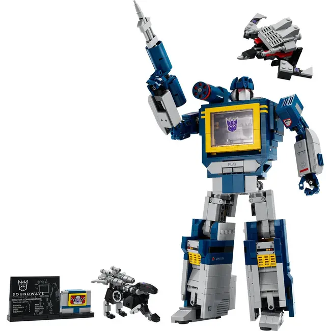 LEGO ICONS TRANSFORMERS SOUNDWAVE 10358 VIVLEGO10358