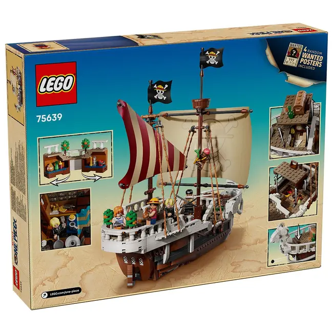 LEGO ONE PIECE CORABIA DE PIRATI FASNEATA MERRY 75639 VIVLEGO75639