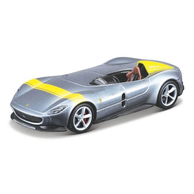 MAISTO MASINUTA METALICA SPEED ICONS FERRARI MONZA SP1 GRI SCARA 1 LA 64 VIVMST15700_FerrariSP1_Grey