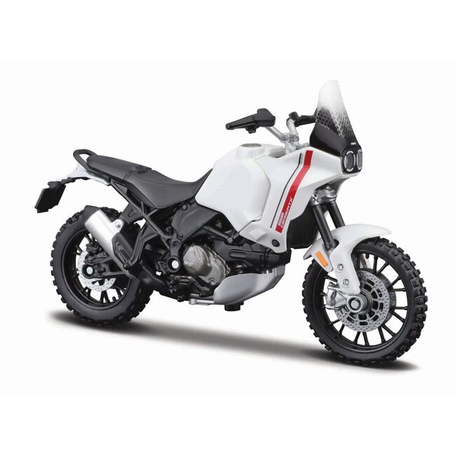 MAISTO MOTOCICLETA METALICA CU STAND EDITIE SPECIALA DUCATI DESERT X SCARA 1 LA 18 VIVMST39323_DesertX