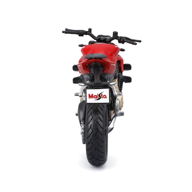 MAISTO MOTOCICLETA METALICA CU STAND EDITIE SPECIALA DUCATI SUPER NAKED SCARA 1 LA 18 VIVMST39323_SuperNaked