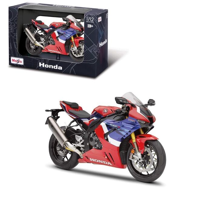 MAISTO MOTOCICLETA METALICA CU STAND HONDA CBR 1000RR R FIREBLADE SP SCARA 1 LA 12 VIVMST32705