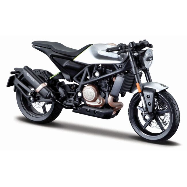 MAISTO MOTOCICLETA METALICA EDITIE SPECIALA HUSQVARNA VITPILEN 701 SCARA 1 LA 18 VIVMST34007_HusqvarnaVitpilen701