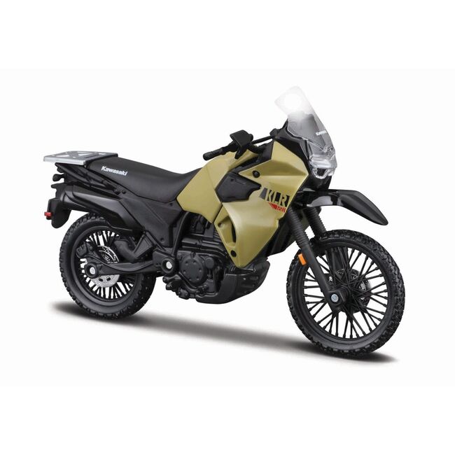 MAISTO MOTOCICLETA METALICA EDITIE SPECIALA KAWASAKI KLR650 SCARA 1 LA 18 VIVMST34007_KawasakiKLR650
