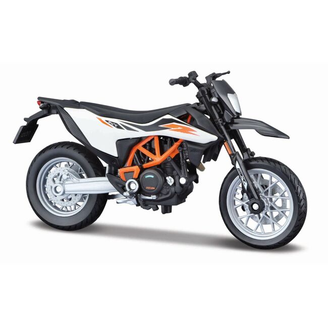 MAISTO MOTOCICLETA METALICA EDITIE SPECIALA KTM 690 SMC NEGRU SCARA 1 LA 18 VIVMST34007_KTM690SMC_Negru