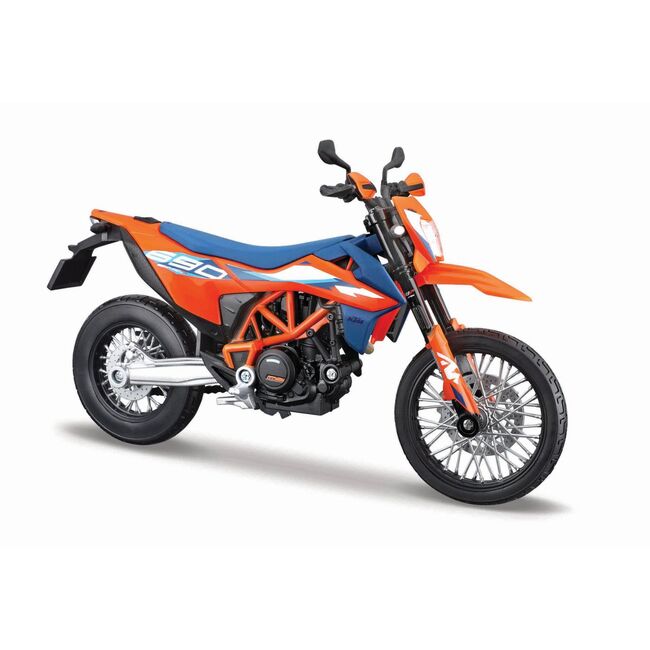 MAISTO MOTOCICLETA METALICA EDITIE SPECIALA KTM 690 SMC PORTOCALIU SCARA 1 LA 18 VIVMST34007_Ktm690SMC_Portocaliu