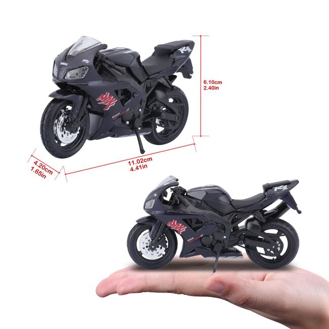 MAISTO MOTOCICLETA METALICA EDITIE SPECIALA YAMAHA YZFR1 SCARA 1 LA 18 VIVMST34007_YamahaYZFR1