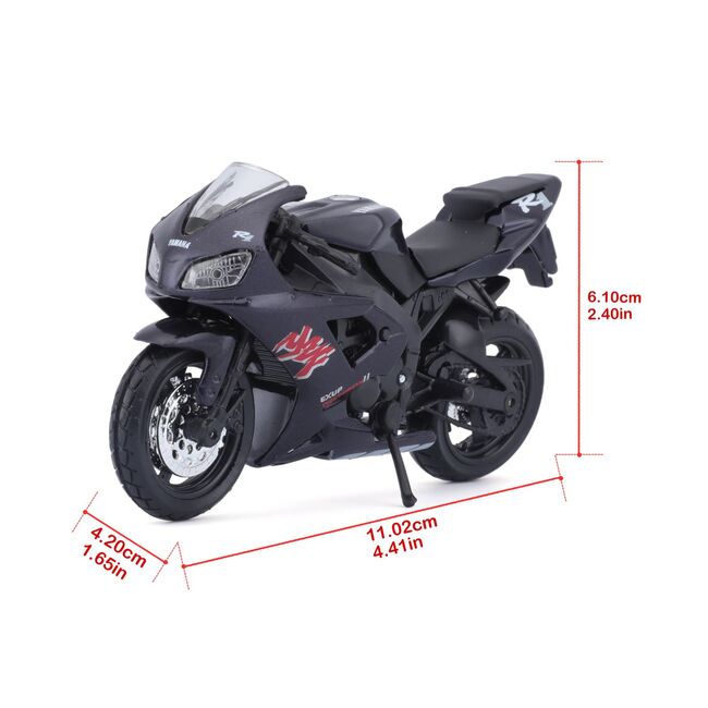 MAISTO MOTOCICLETA METALICA EDITIE SPECIALA YAMAHA YZFR1 SCARA 1 LA 18 VIVMST34007_YamahaYZFR1