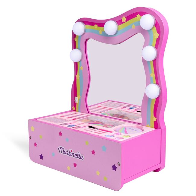 MARTINELIA TRUSA COMPLETA DE MACHIAJ CU OGLINDA SI LUMINI VIVMar85110