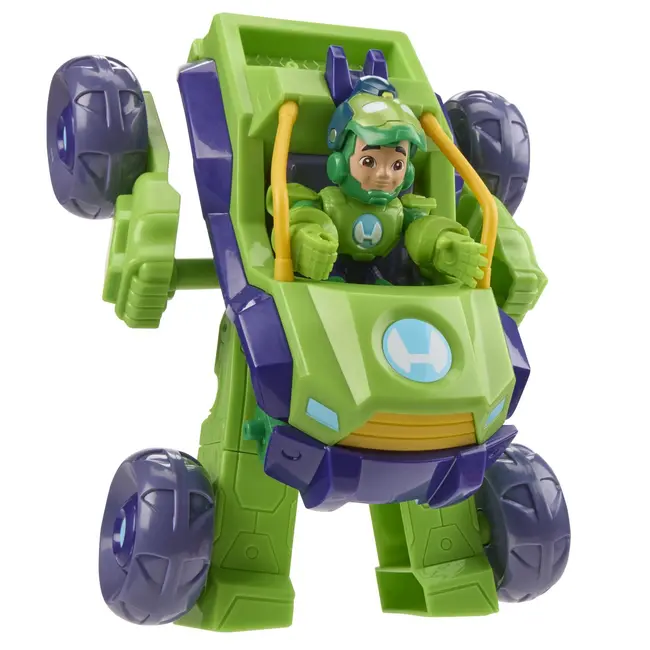 MARVEL IRON MAN SI PRIETENII SAI UIMITORI SET VEHICUL 2 IN 1 SI FIGURINA IRON HULK VIVG1258_G1475