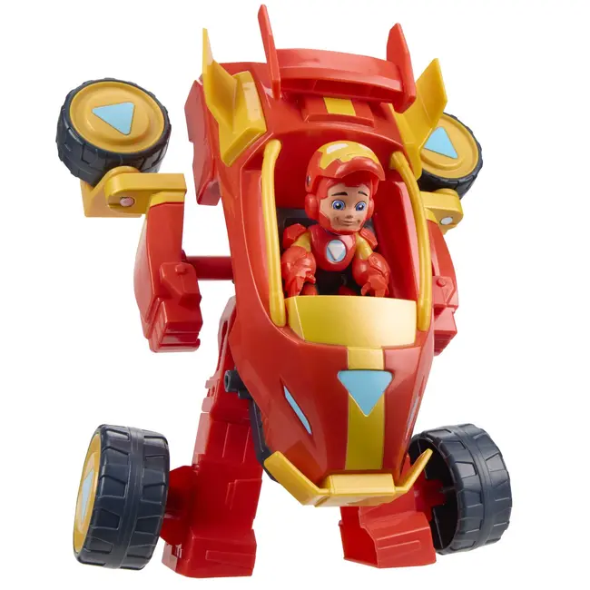 MARVEL IRON MAN SI PRIETENII SAI UIMITORI SET VEHICUL 2 IN 1 SI FIGURINA IRON MAN VIVG1258_G1474
