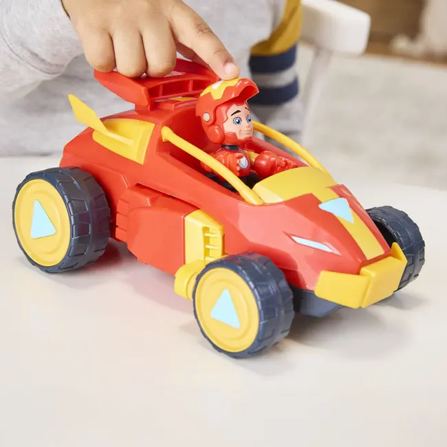 MARVEL IRON MAN SI PRIETENII SAI UIMITORI SET VEHICUL 2 IN 1 SI FIGURINA IRON MAN VIVG1258_G1474