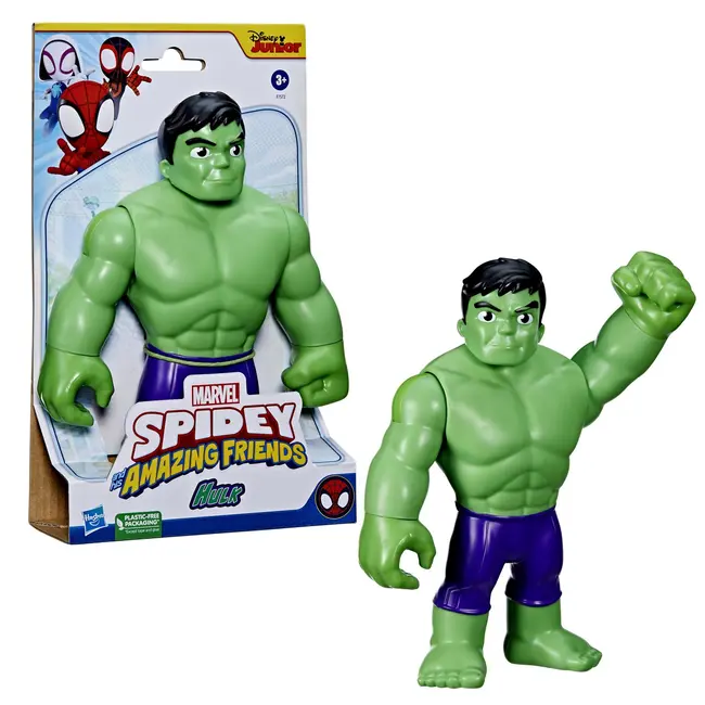 MARVEL SPIDEY SI PRIETENII SAI UIMITORI FIGURINA HULK 23CM VIVF7572
