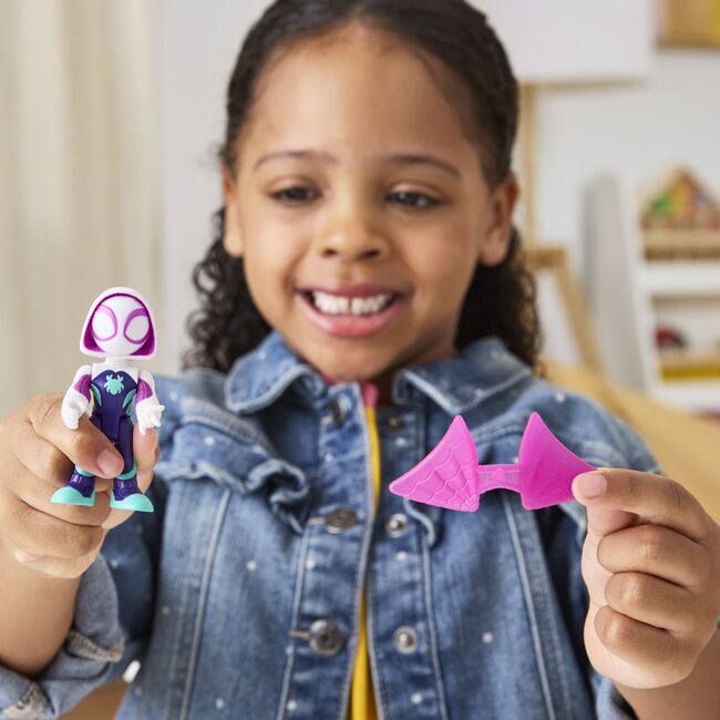 MARVEL SPIDEY SI PRIETENII SAI UIMITORI SET FIGURINA GHOST SPIDER SI ACCESORII VIVG0661_G1460