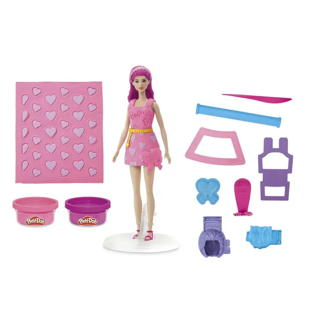 PLAY DOH BARBIE SET PLASTELINA INIMIOARE SI PAR VIVG1357